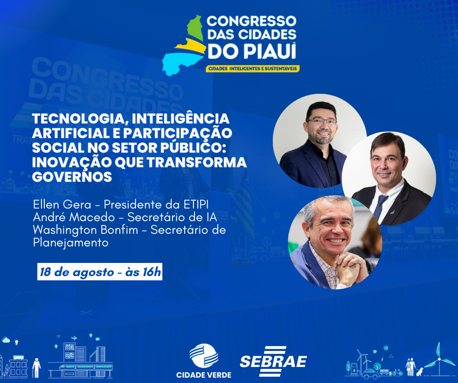 Etipi participa com estande de serviços e palestra no Congresso das Cidades