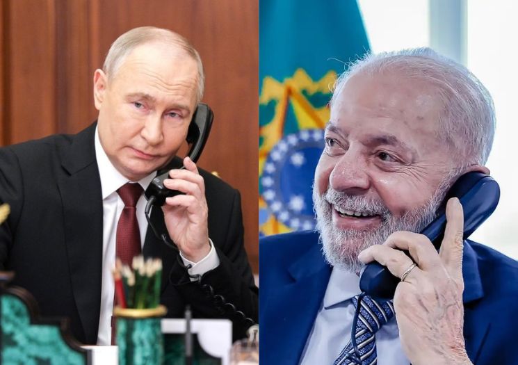 Putin liga para Lula e compartilha informações sobre encontro com Trump