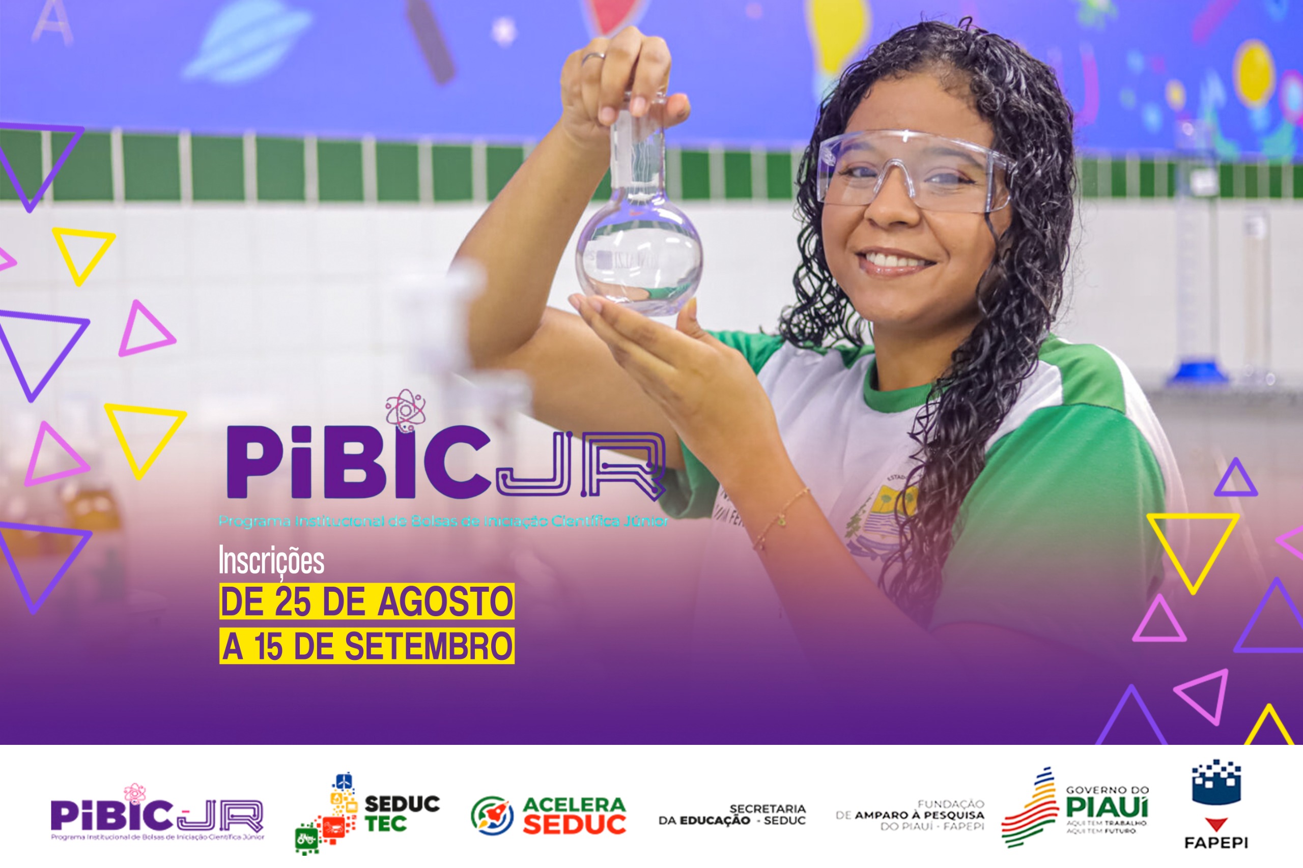 Fapepi e Seduc lançam nova edição do PIBIC-Jr com aporte de quase R$ 3 milhões em bolsas para estudantes e professores da rede estadual