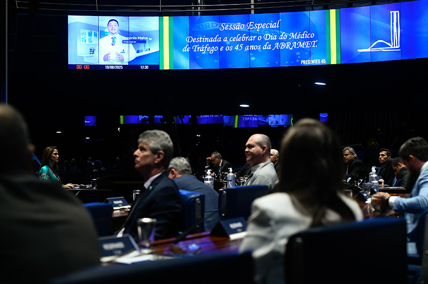 Senado destaca importância dos médicos na segurança do trânsito