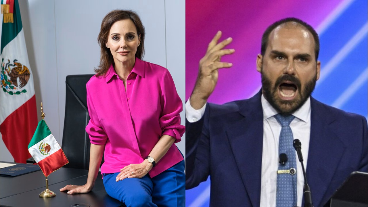 Senadora do México copia Eduardo Bolsonaro, pede intervenção dos EUA e ataca Sheinbaum