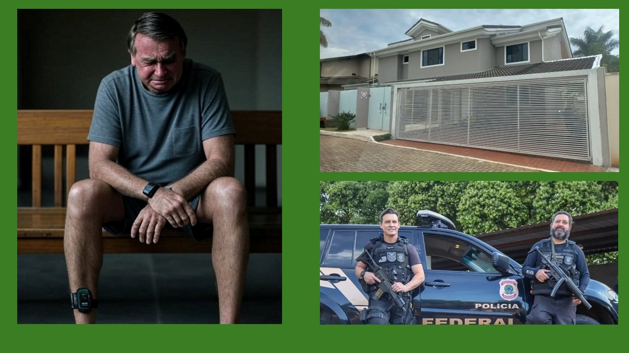 Casa de Bolsonaro: vigilância policial reforçada para evitar fuga