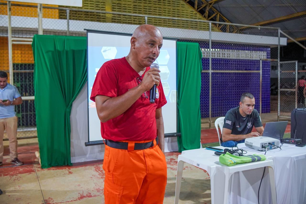 Semarh, Bombeiros e Prefeitura de Aroazes mobilizam comunidade com palestra sobre prevenção e combate a incêndios