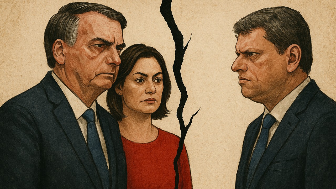 Fratura exposta: a crise na direita entre Bolsonaro, filhos, Michele e Tarcísio de Freitas