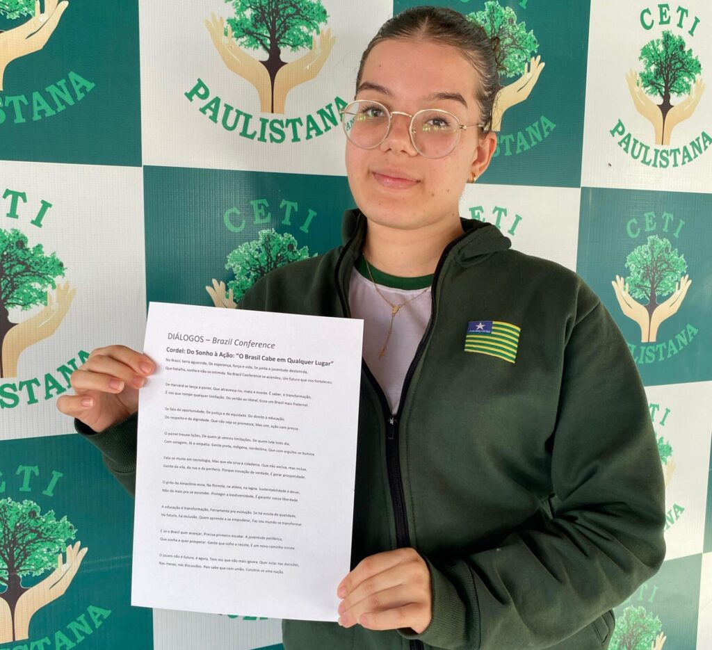 Piauí alcança reconhecimento internacional com vitória de estudante em projeto da Brazil Conference em Harvard