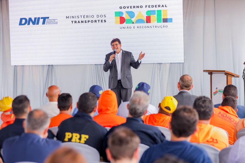 Governador Rafael Fonteles e ministro Wellington Dias visitam obra de duplicação da BR-343 em Teresina nesta sexta (29)
