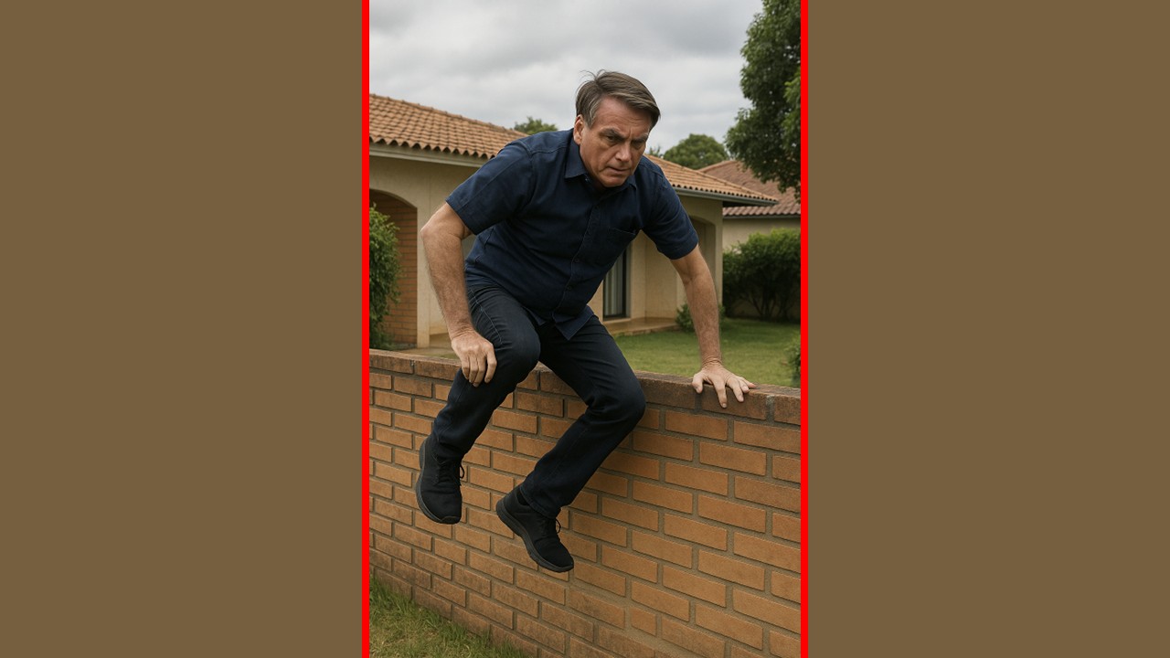 Bolsonaro pode pular muro e sair pelos fundos da casa, diz PF
