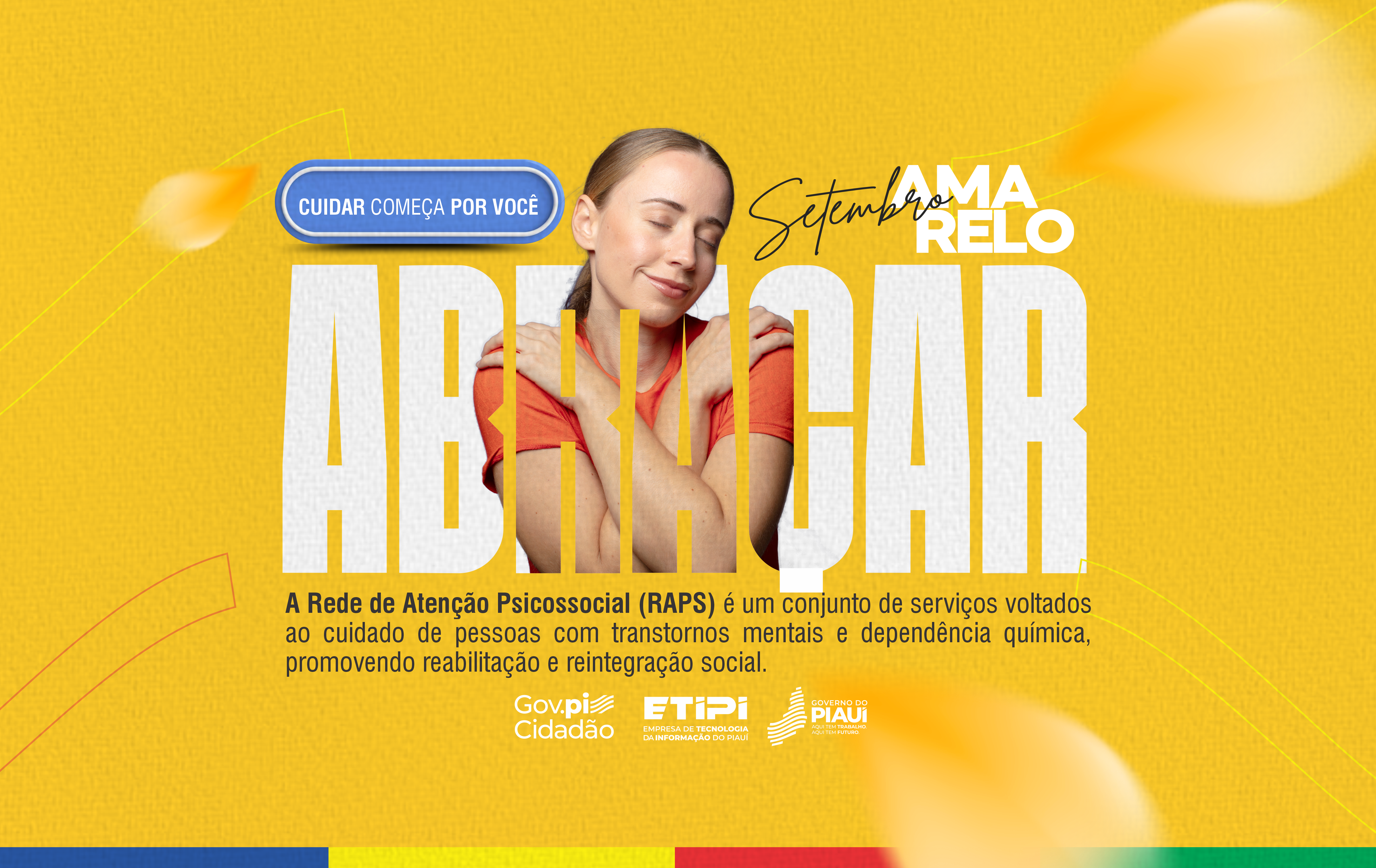 Setembro Amarelo: Gov.pi Cidadão disponibiliza informações sobre atendimento de saúde mental