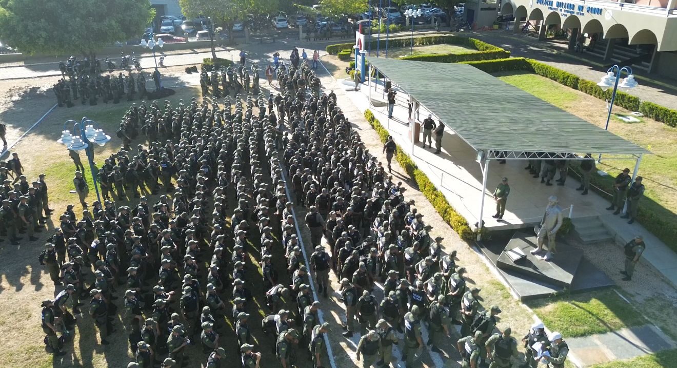 PM reforça segurança em Teresina e região metropolitana com efetivo de 600 novos policiais militares