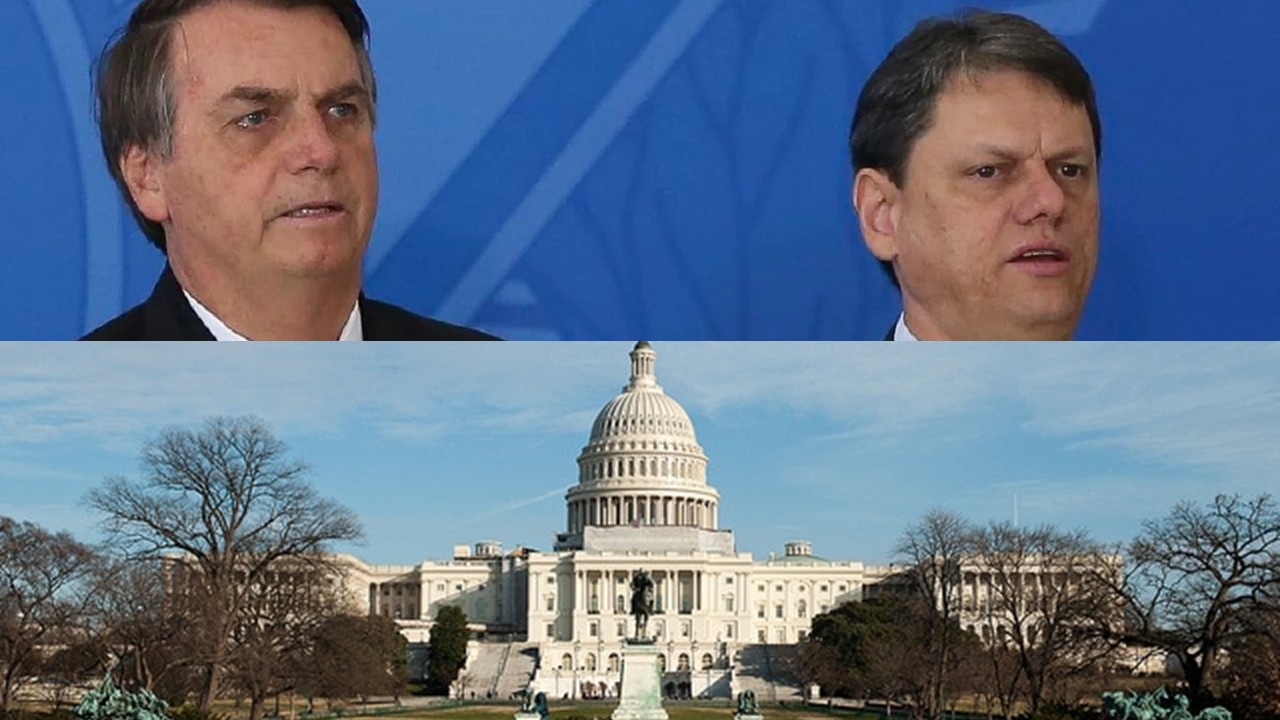 Tarcísio de Freitas elege Washington como capital do Brasil