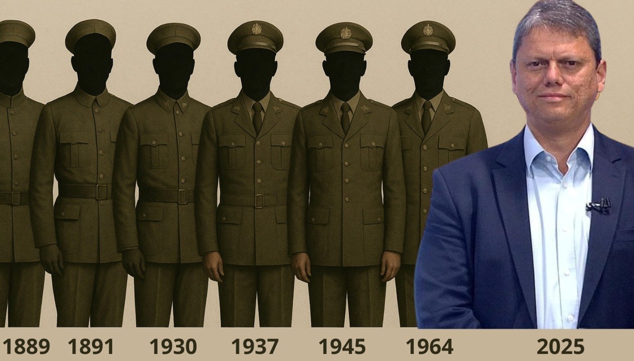 O golpe já não veste farda, mas sim terno e gravata e Tarcísio é quem comanda