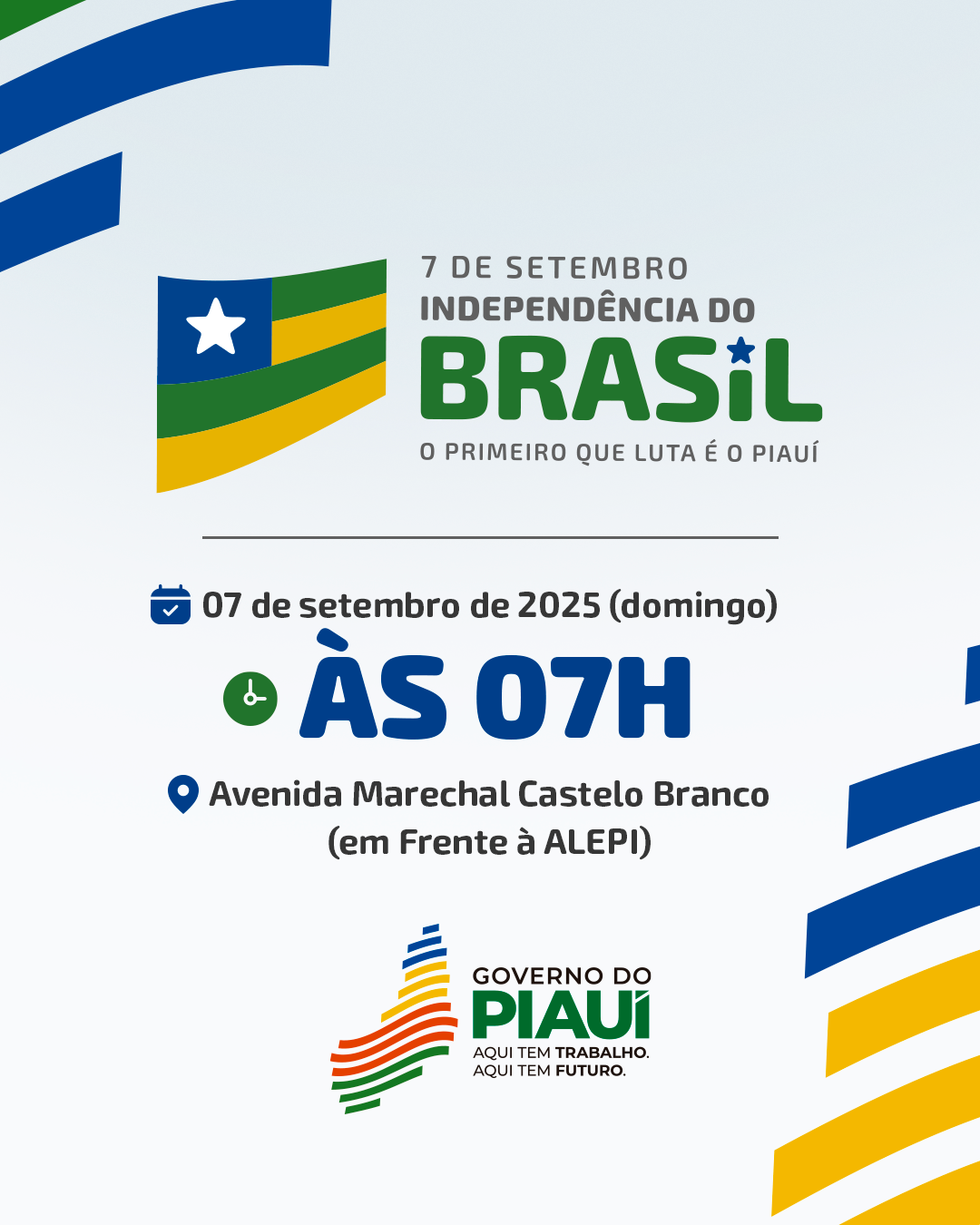 Themístocles Filho prestigia Desfile de 7 de Setembro neste domingo (7)