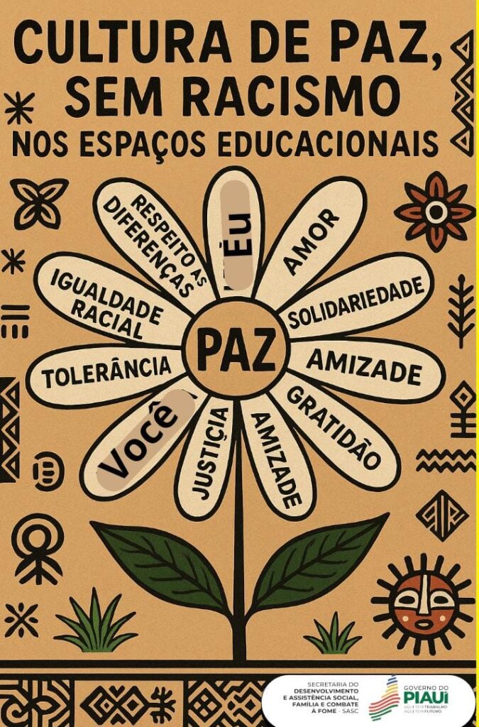 Sasc lança projeto para promover cultura de paz e combate ao racismo nos espaços educacionais