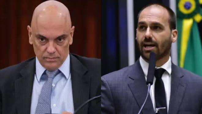 Vídeo: Eduardo Bolsonaro ameaça "ir atrás" da família de Moraes