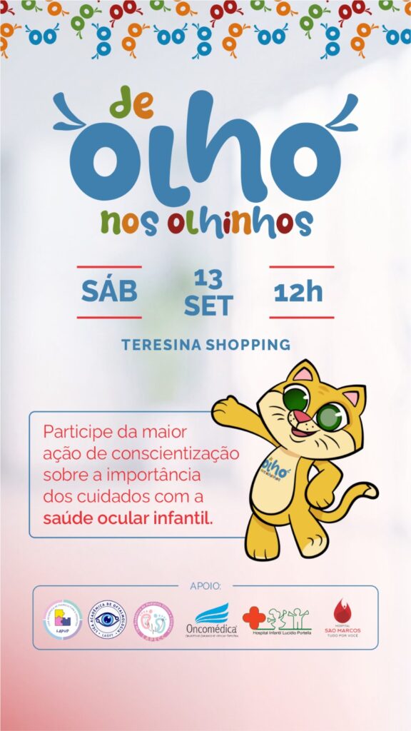 Hospital Infantil alerta sobre Retinoblastoma com campanha “De Olho nos Olhinhos”
