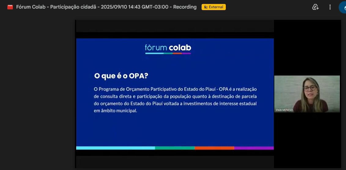 Orçamento Participativo Digital (OPA) é destaque em fórum sobre participação cidadã