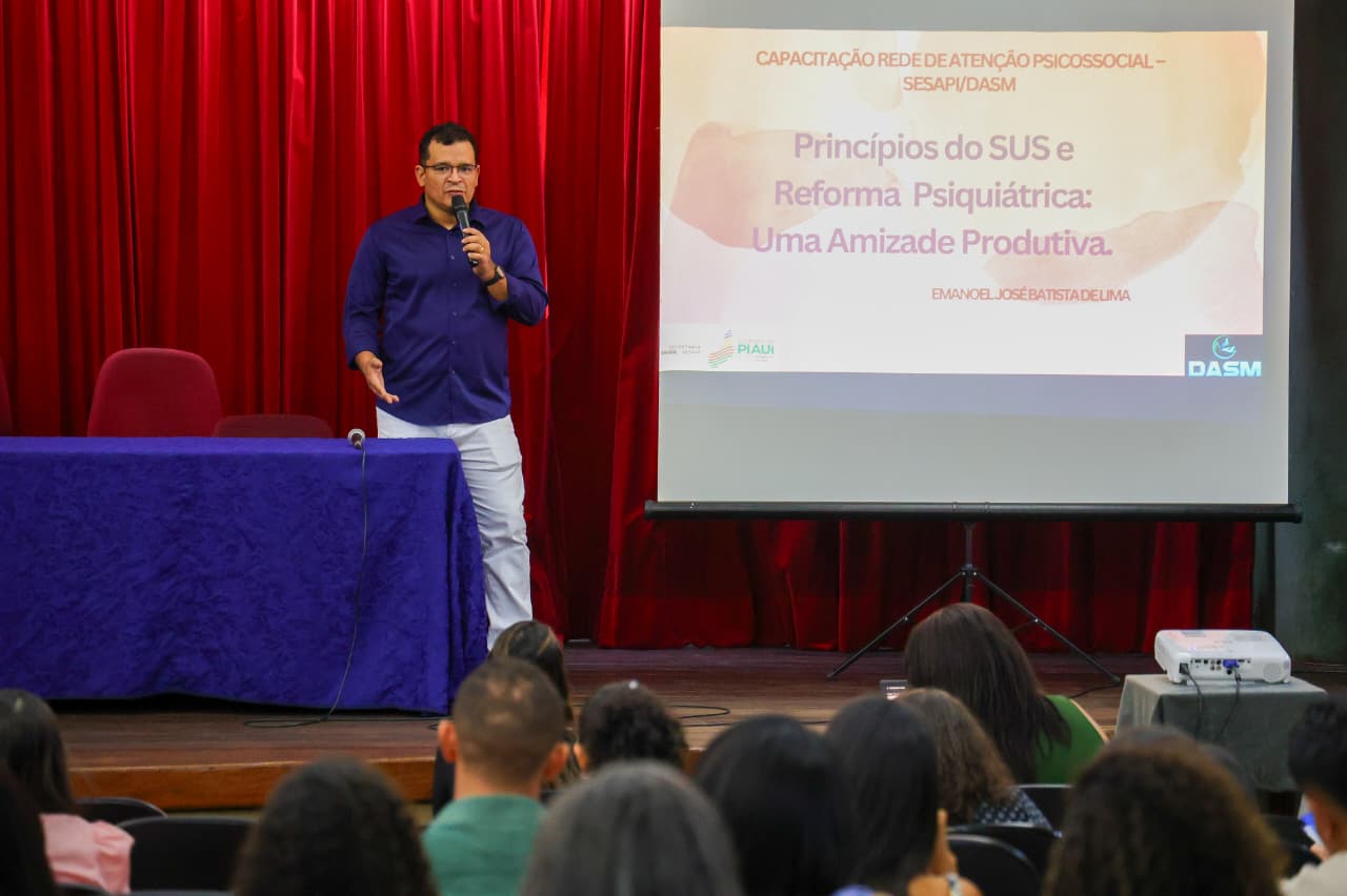Sesapi inicia primeiro módulo de capacitação para profissionais da Rede de Atenção Psicossocial