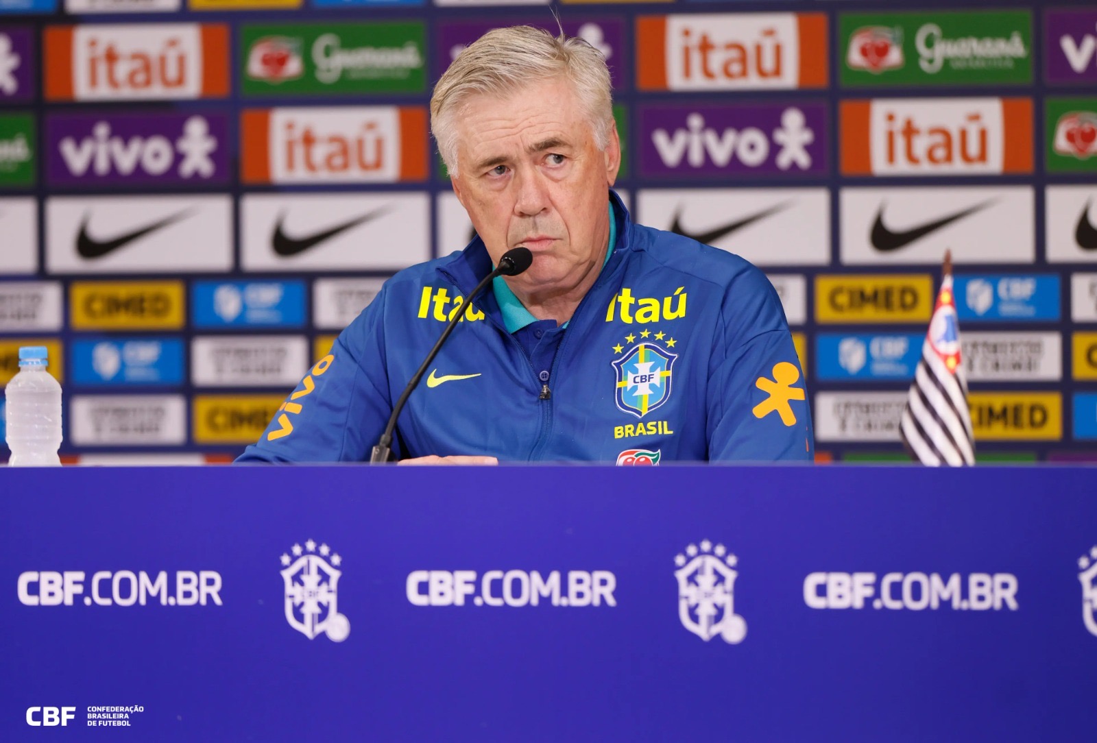 Ancelotti nega pressão sobre o hexa na Seleção: "Vamos tentar"
