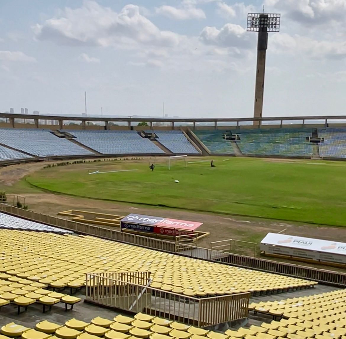 Secepi e Federação Piauiense de futebol fazem visita para início das obras de revitalização do Albertão