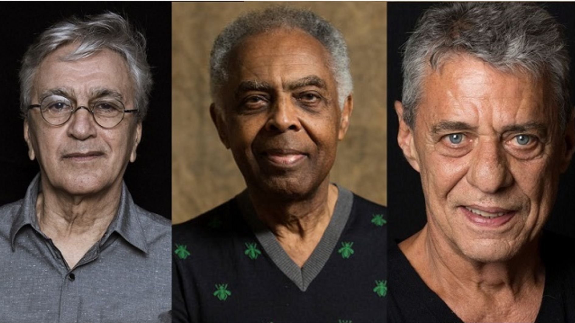 Gil, Caetano e Chico Buarque lideram protesto no Rio contra “PEC da Bandidagem” e anistia