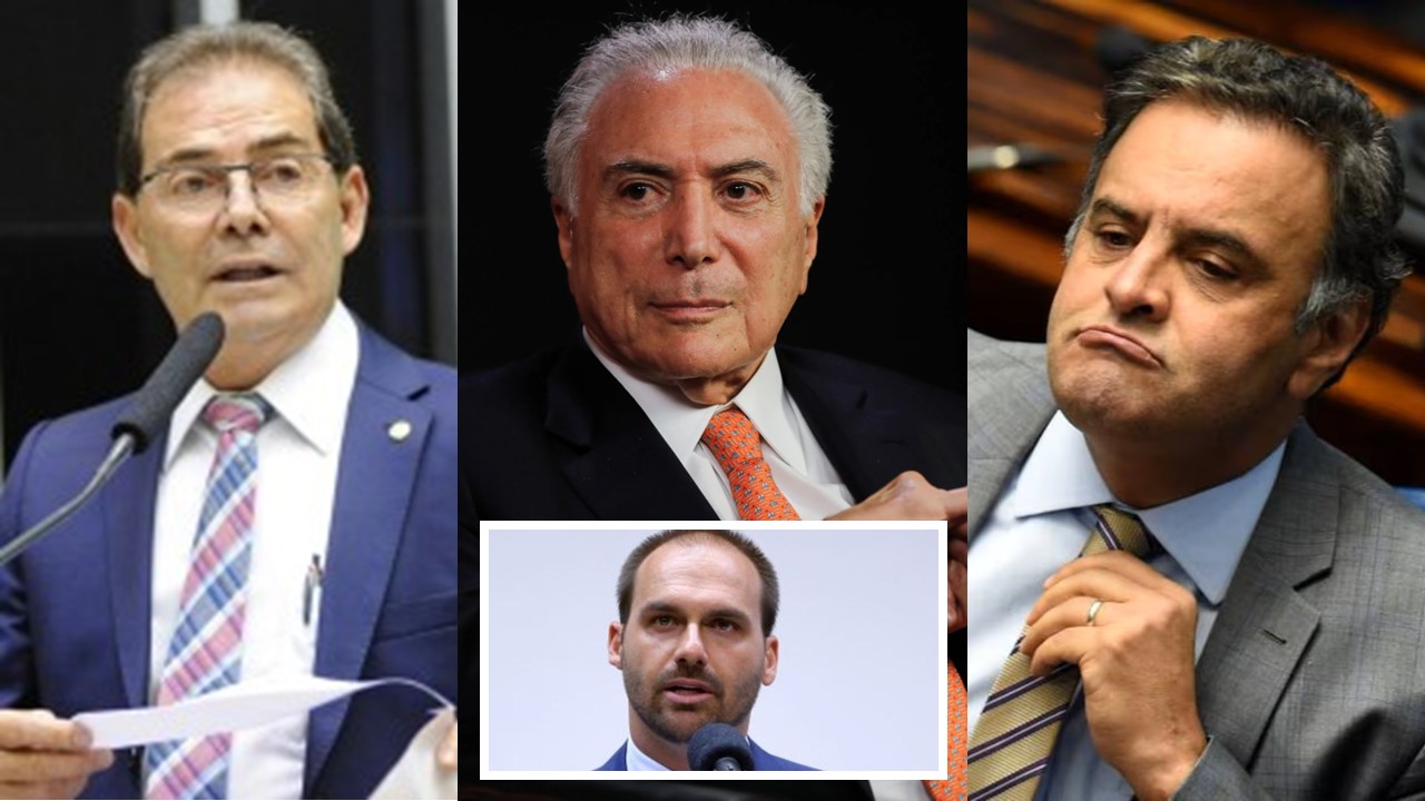 NOVO ATAQUE: Dessa vez Eduardo Bolsonaro detona Aécio, Temer e Paulinho