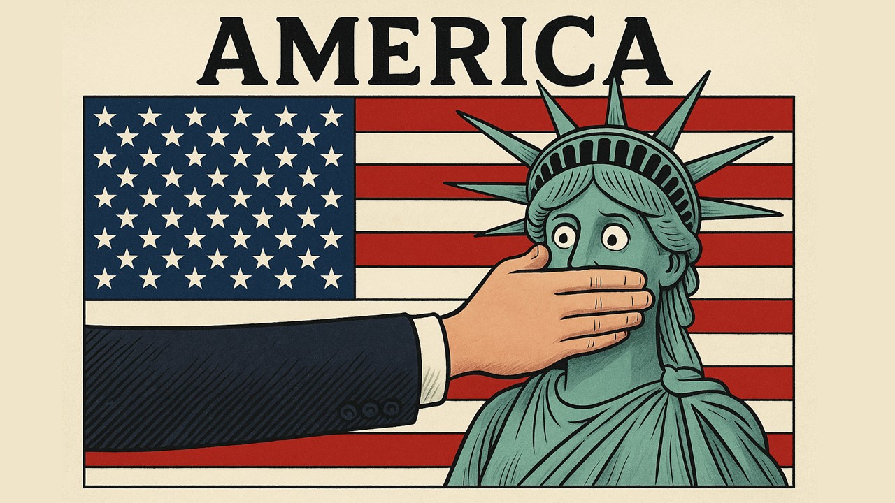 América, a Terra da Liberdade (desde que você não critique o Donald Trump)