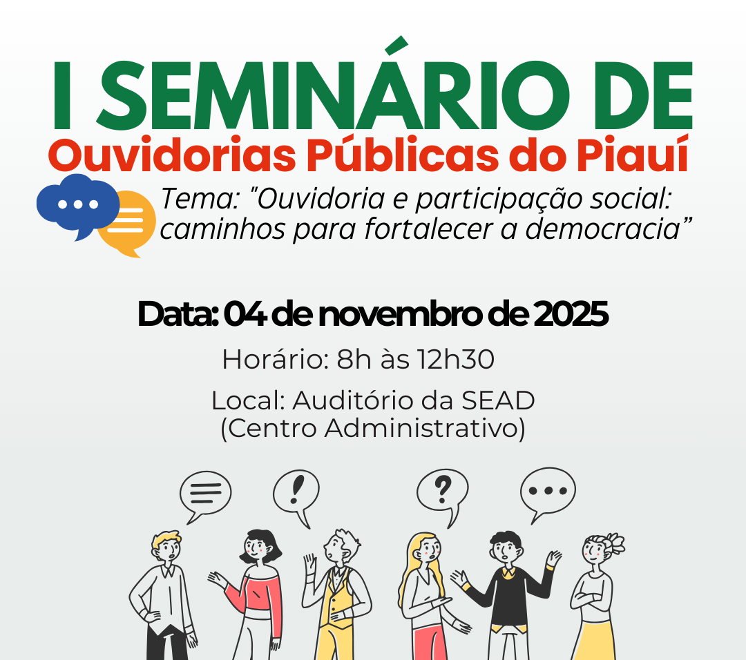 OGE lança I Seminário de Ouvidorias Públicas do Piauí