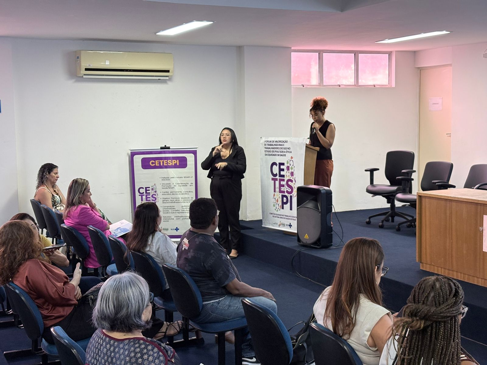 Sesapi reúne trabalhadores do SUS para discutir valorização profissional e equidade