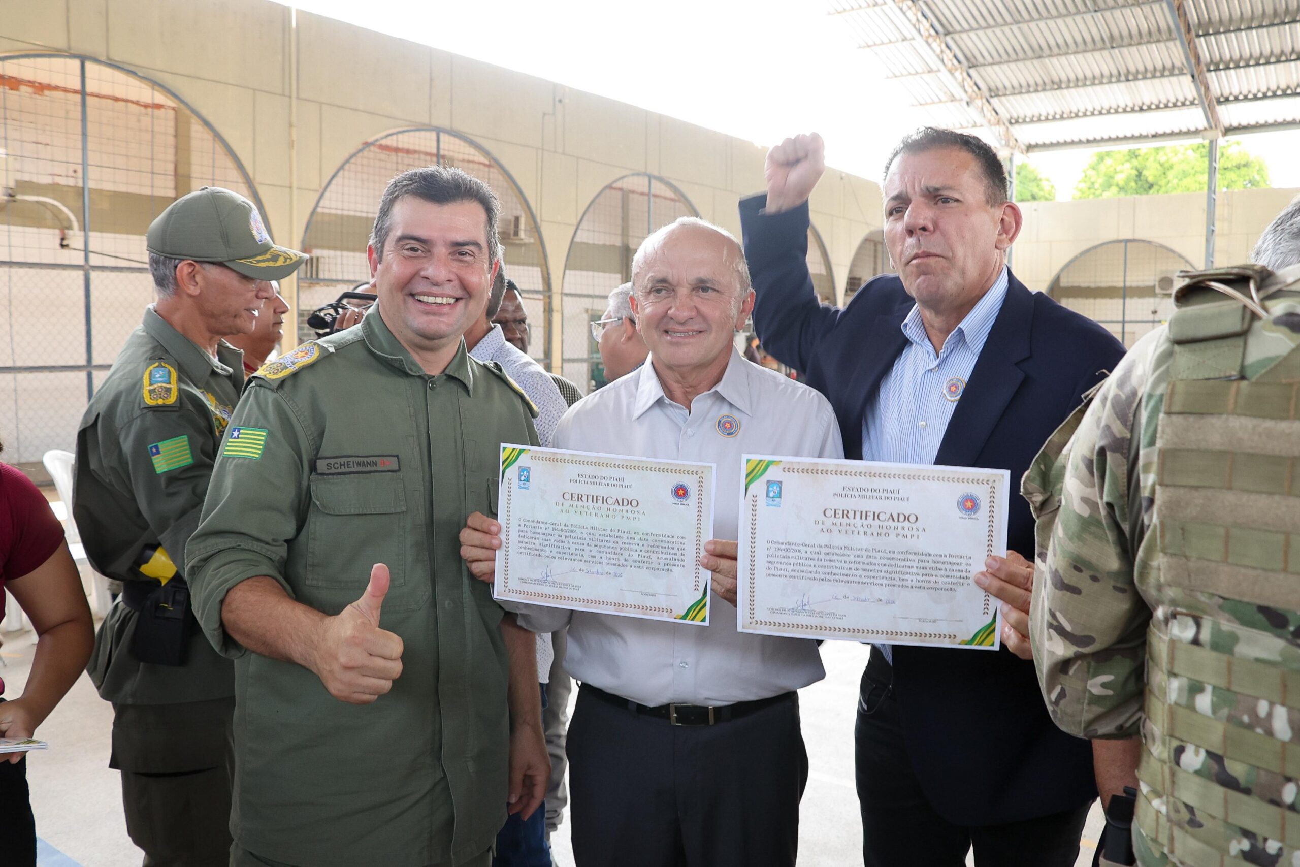 PMPI celebra Dia do Policial Militar Veterano com homenagens no Quartel do Comando Geral