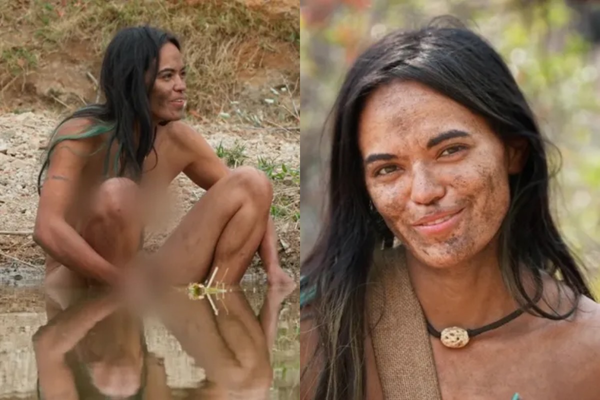 Brasileira usa partes íntimas como isca para pescar