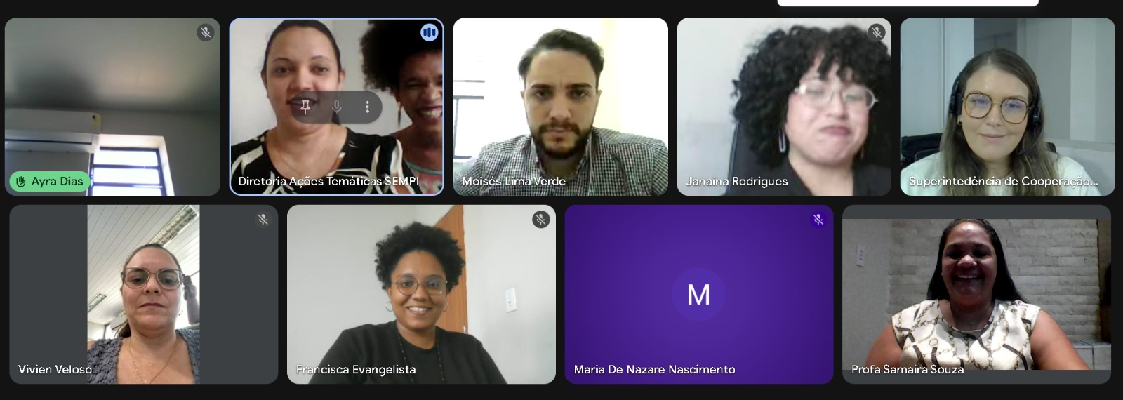 Sempi participa de reunião do GTI para elaborar Política Estadual de Cuidados