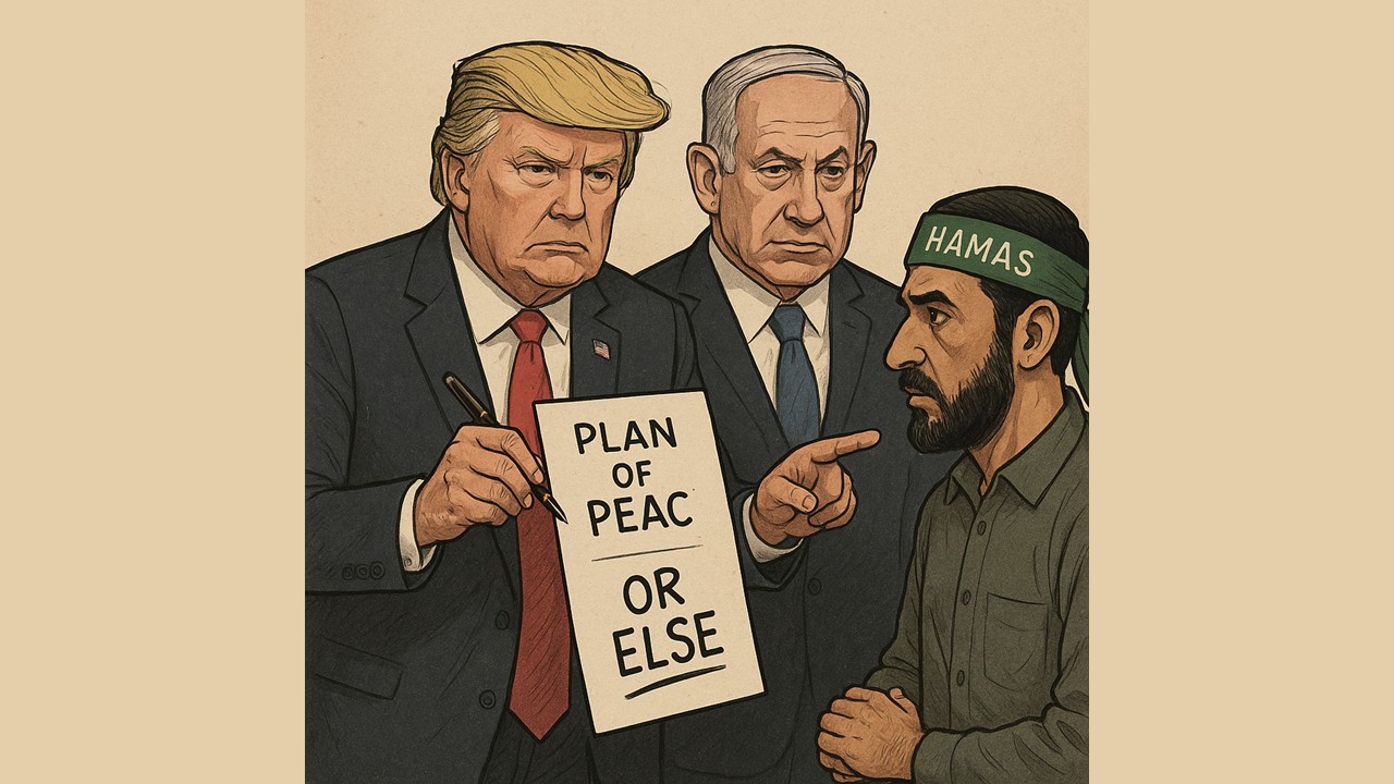 Trump e Netanyahu pedem ao Hamas que aceite seu plano de paz, ou então...