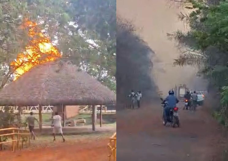 VÍDEO: Incêndio atinge balneário Portal da Amazônia em Timon