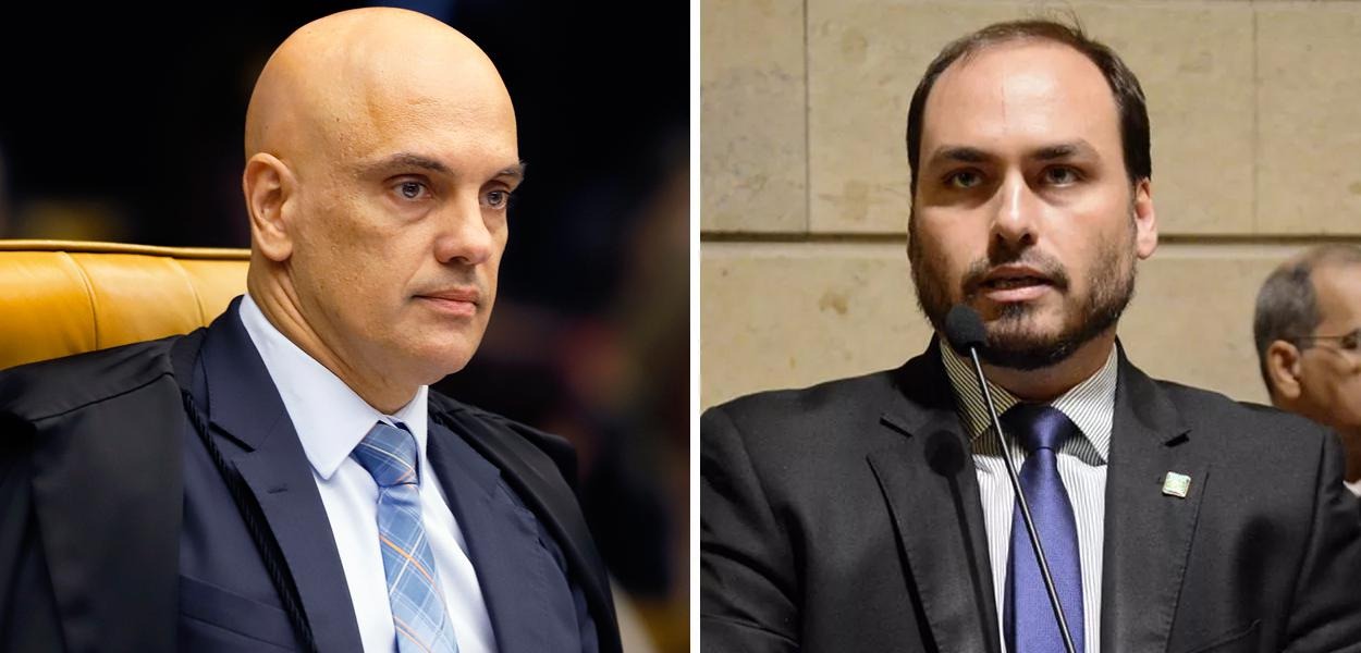 Carlos Bolsonaro dá chilique nas redes após nova decisão de Moraes contra seu pai