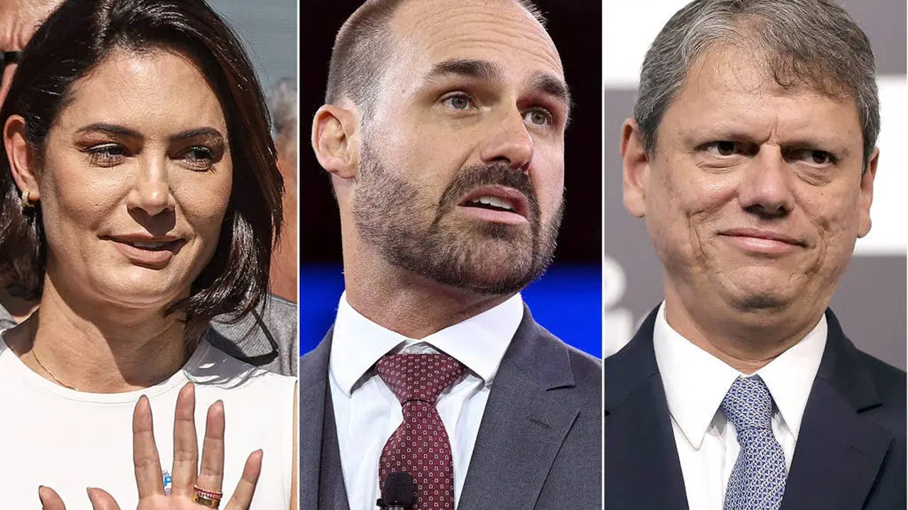 Eduardo Bolsonaro não quer a chapa Tarcísio/Michelle