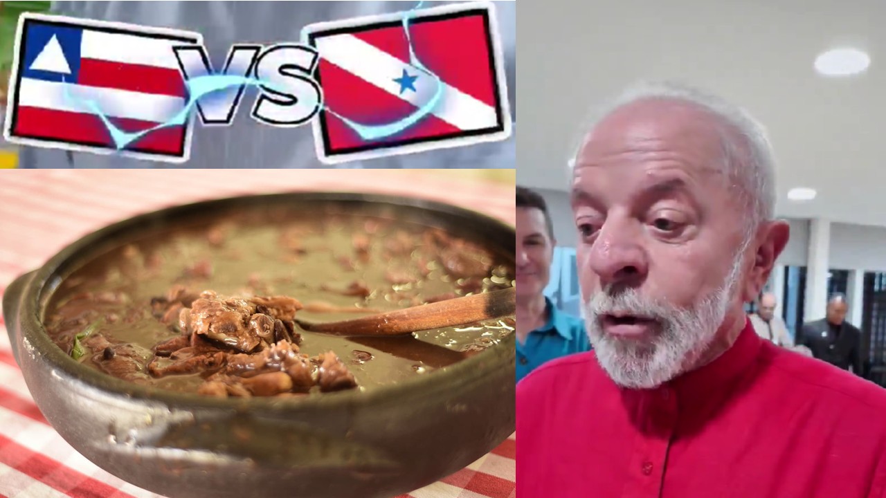 Lula é o juiz da ‘Batalha da Maniçoba’! Qual a melhor, do Pará ou da Bahia?