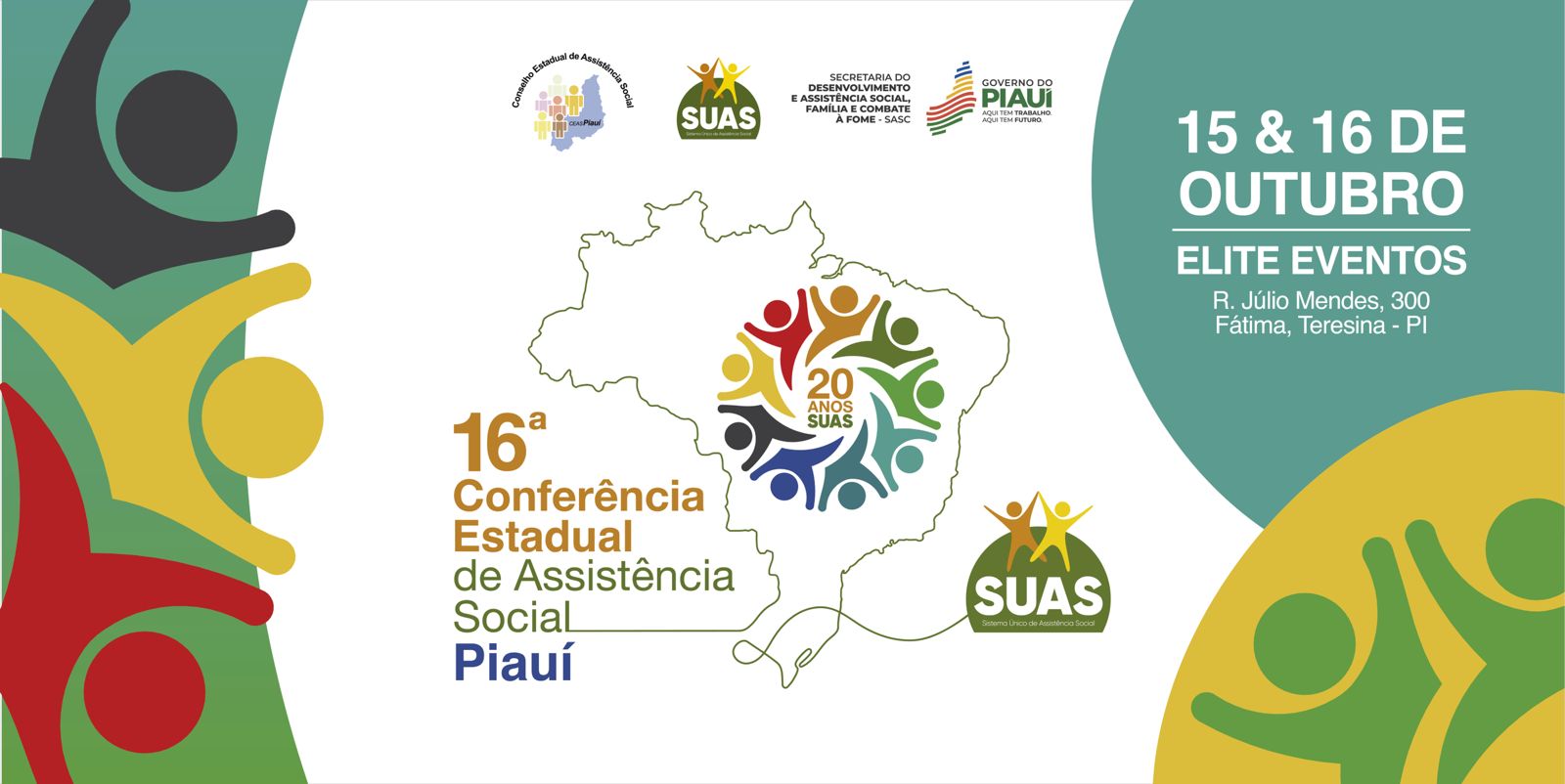 Conferência Estadual de Assistência Social acontece em Teresina nos dias 15 e 16 de outubro
