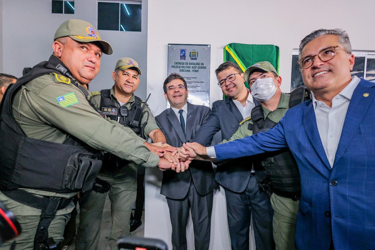 Rafael Fonteles entrega novo Batalhão da Polícia Militar e reforça segurança no Centro de Teresina