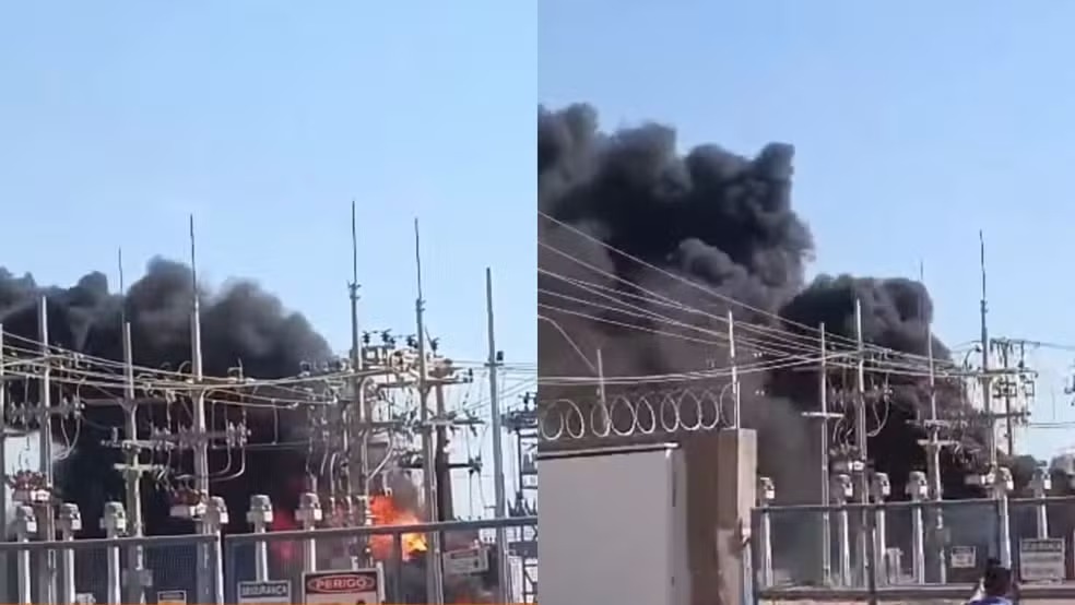 Incêndio em subestação deixa 7 cidades do Piauí sem energia