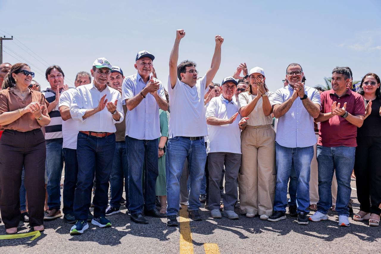 Rafael Fonteles inaugura asfalto da rodovia que liga Altos a José de Freitas