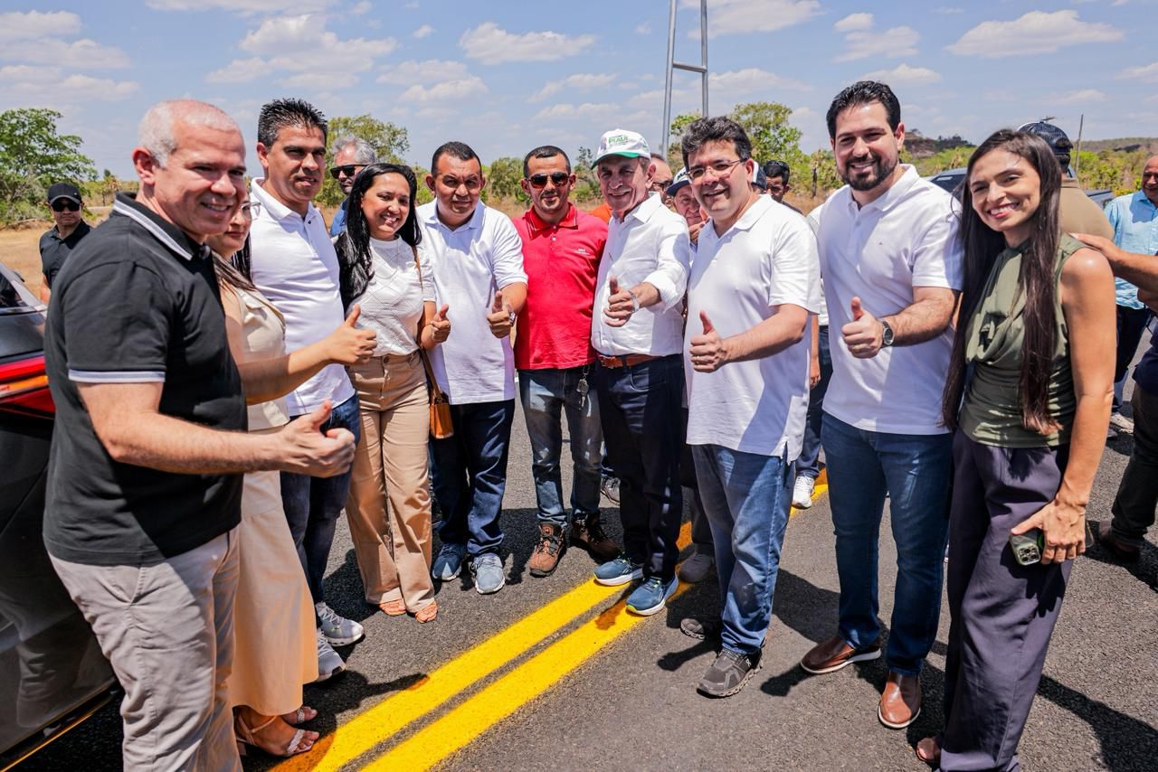 Rafael Fonteles inaugura obras de infraestrutura em Alto Longá