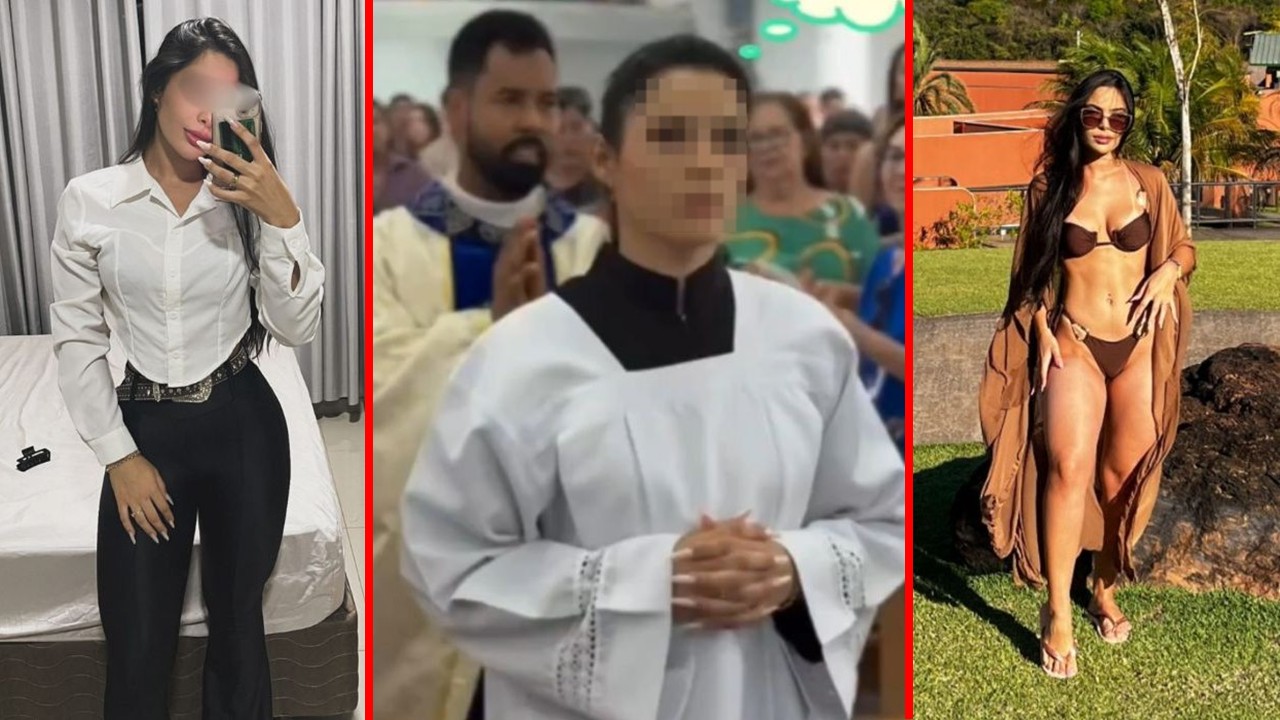 Mulher flagrada com padre denuncia vazamento de vídeo e polícia aponta constrangimento ilegal e dano psicológico à mulher