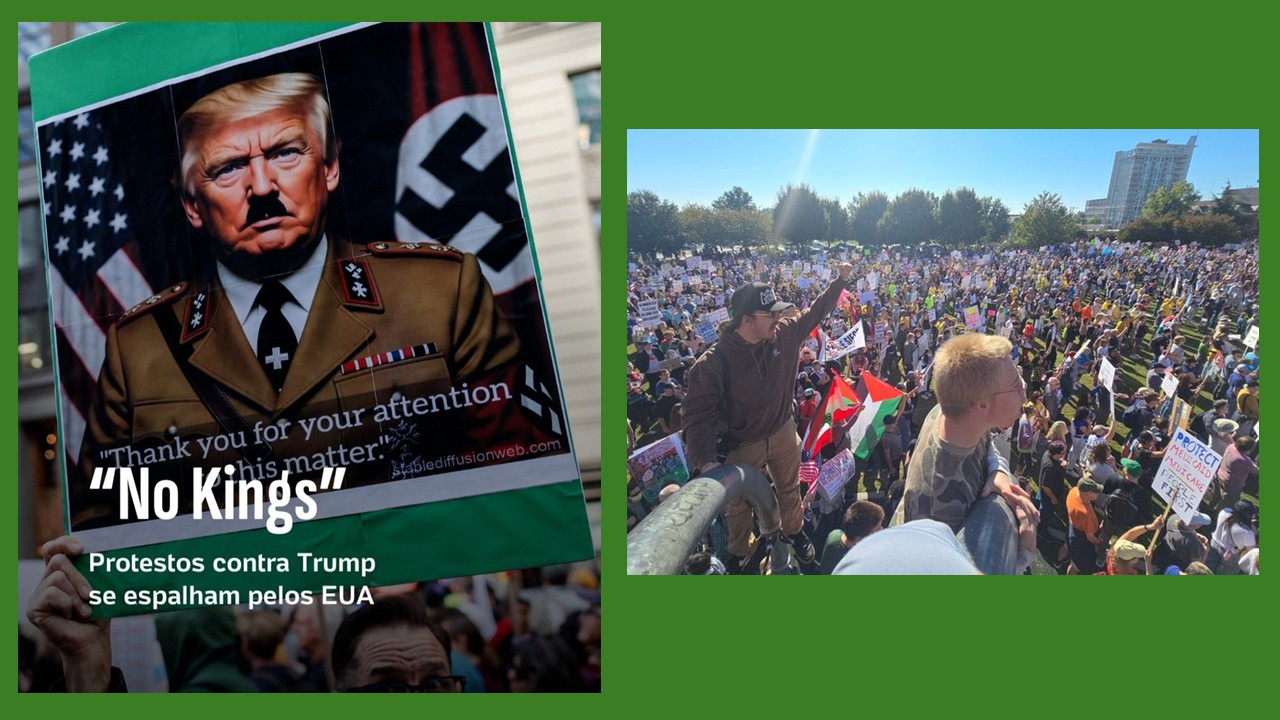 Nos EUA, manifestantes saem às ruas em protestos contra Donald Trump