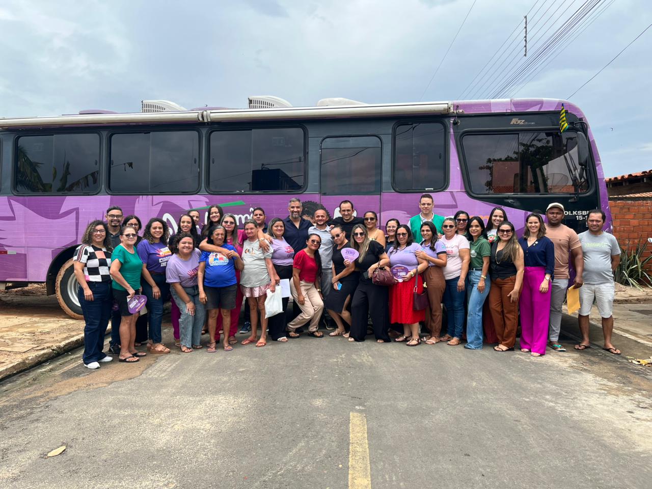 Ônibus Lilás atende mais de 70 mulheres em São Miguel da Baixa Grande em apenas um dia