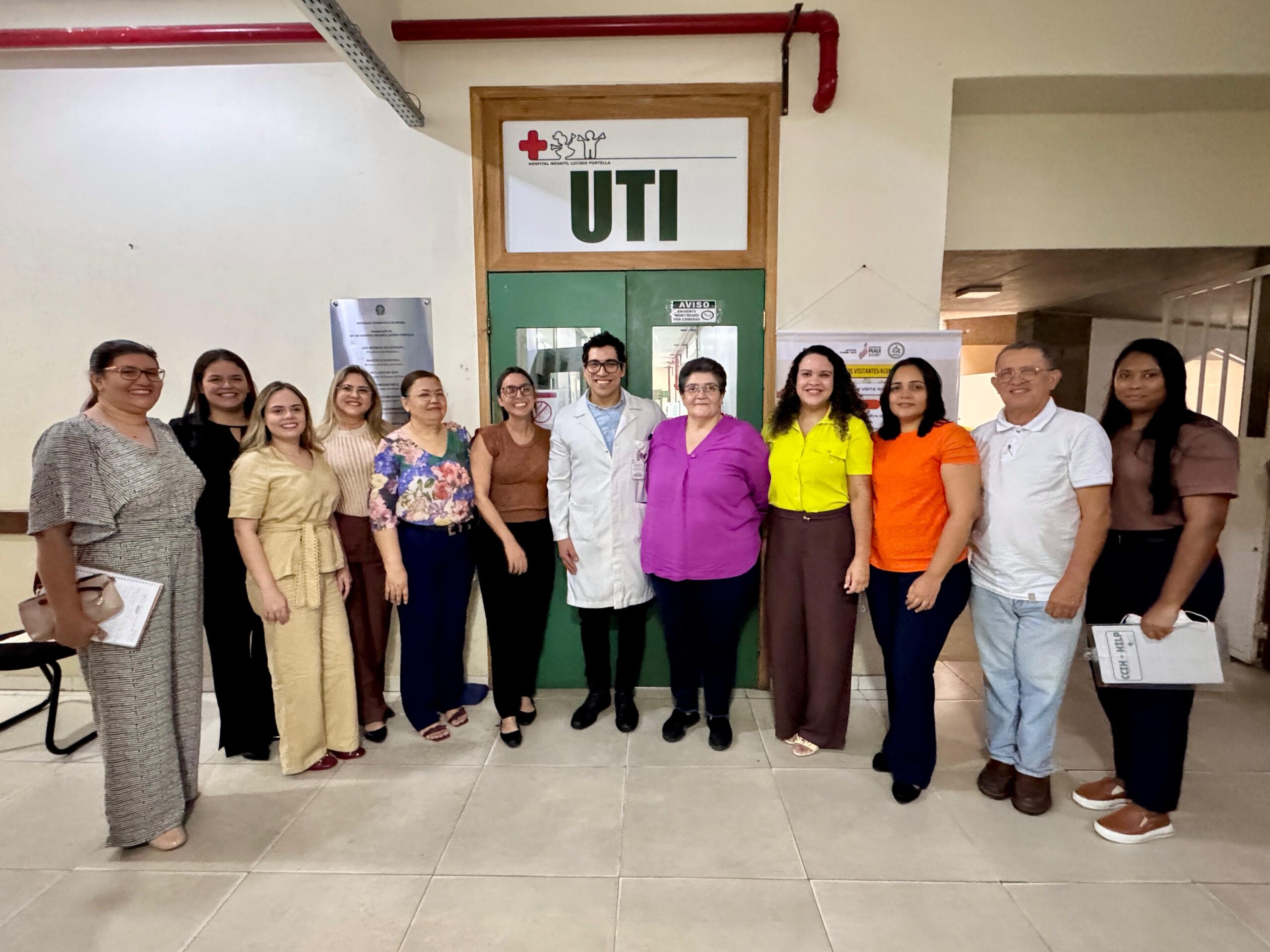 Hospital Infantil Lucídio Portella recebe visita técnica do projeto Saúde em Nossas Mãos