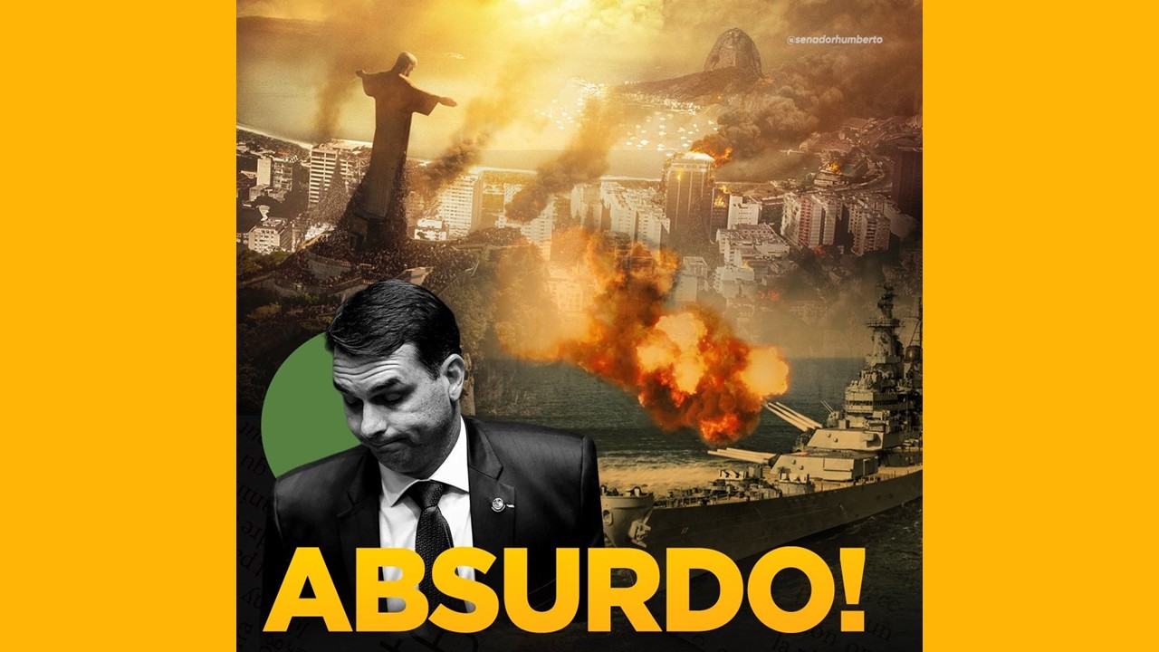 Flávio Bolsonaro pede ataque dos Estados Unidos ao Rio de Janeiro
