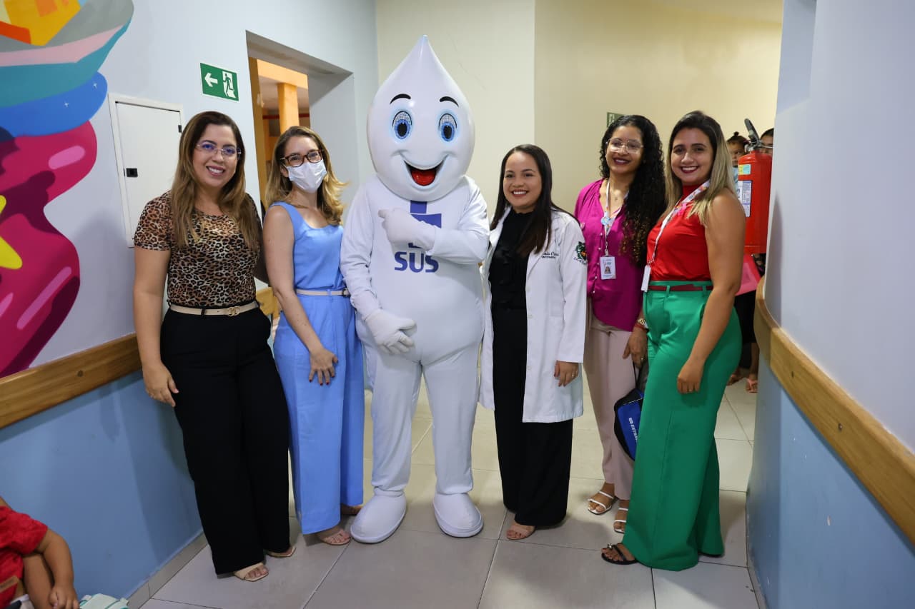 Sesapi realiza ação de conscientização sobre vacinação no Hospital Infantil de Teresina