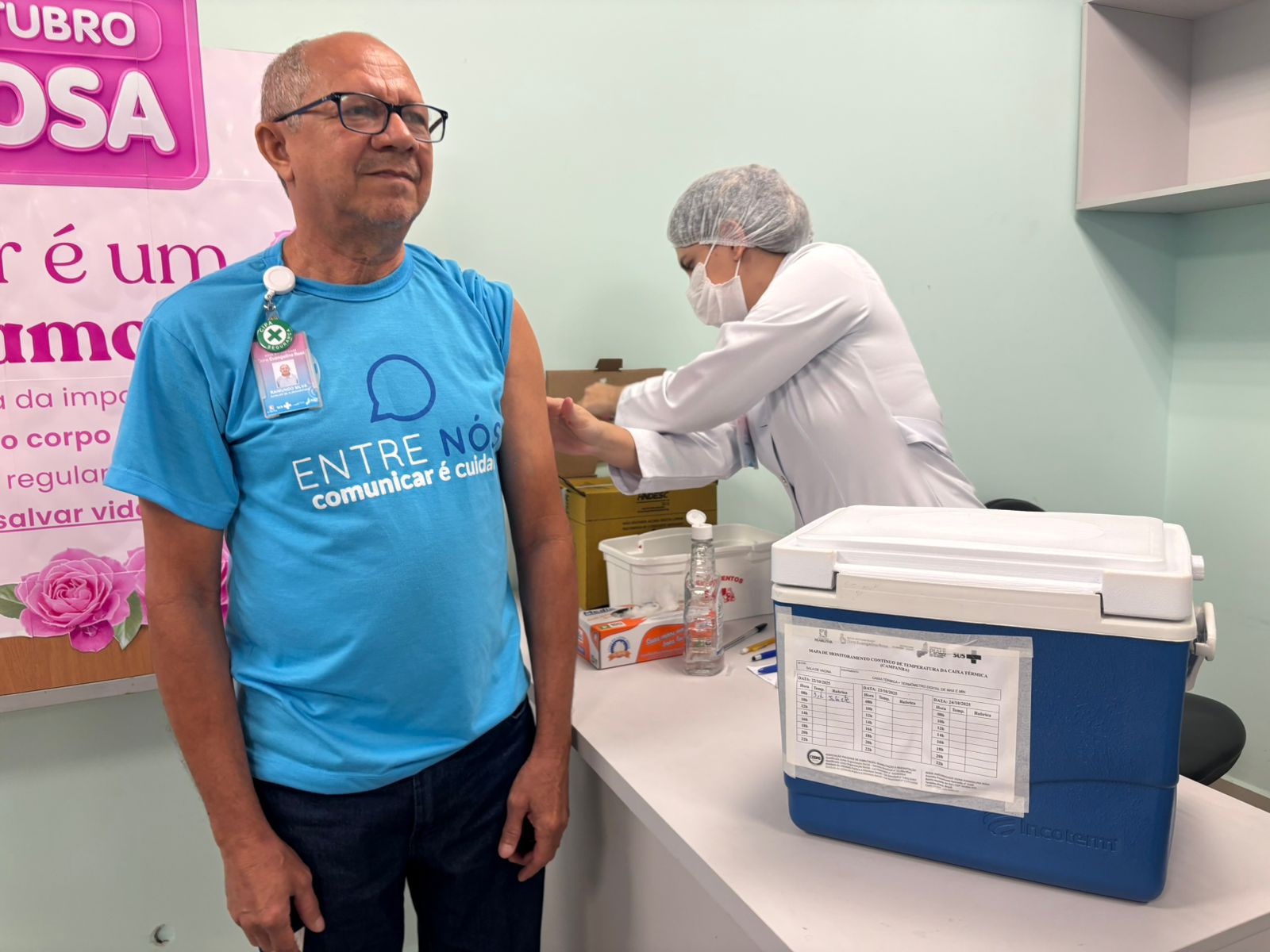 Nova Maternidade Evangelina Rosa realiza campanha de vacinação para profissionais