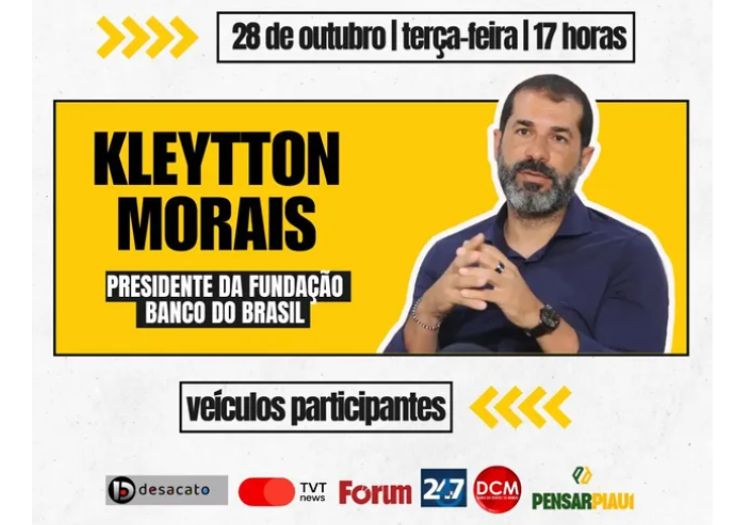 Pensar Piauí participa de coletiva com presidente da Fundação BB hoje (28)