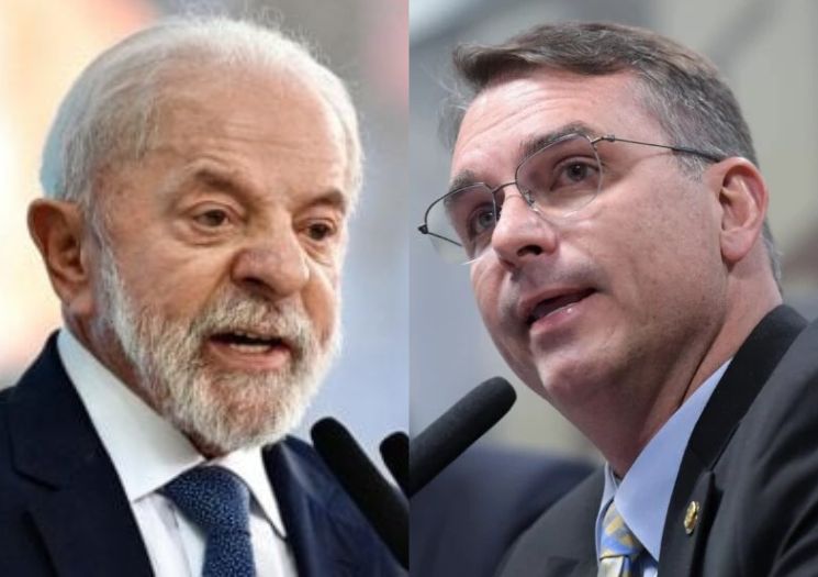 Flávio Bolsonaro é mais um que se aproveita de cadáveres e também mente sobre Lula